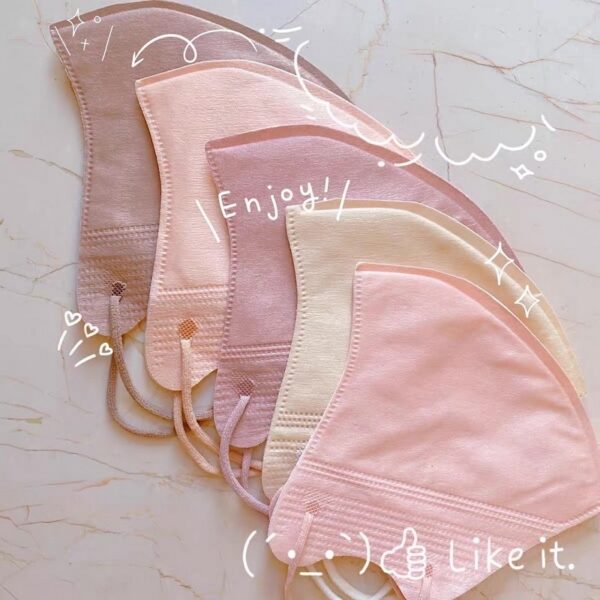 แมส 3D แมสสีสวย หน้ากากอนามัย 3D Mask สไตล์ญี่ปุ่น🇯🇵 นุ่มลื่น ใส่สบาย หายใจสะดวก แมสสีสวย แมสใส่สบาย 50/ชิ้น