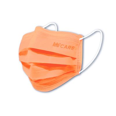 หน้ากากอนามัย 3 ชั้น ป้องกัน PM 2.5 ไฮแคร์ สีส้ม (กล่อง 10 ชิ้น)