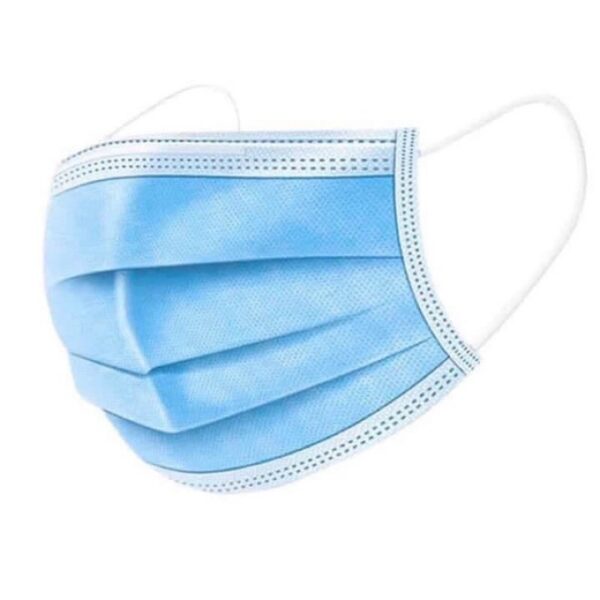 แมส แมสปิดปาก 50ชิ้น แมสสีฟ้า2ด้าน แมสฟ้าล้วน หน้ากากอนามัย แมสสีฟ้า หน้ากาก mask maskblack maskwhite1กล่อง50ชิ้น