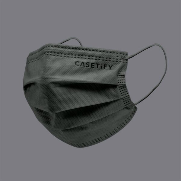 หน้ากากอนามัย แฟชั่น สีดำ คุณภาพสูง CASETiFY ของแท้ แบบยกกล่อง 30ชิ้น (สินค้าพร้อมส่ง)