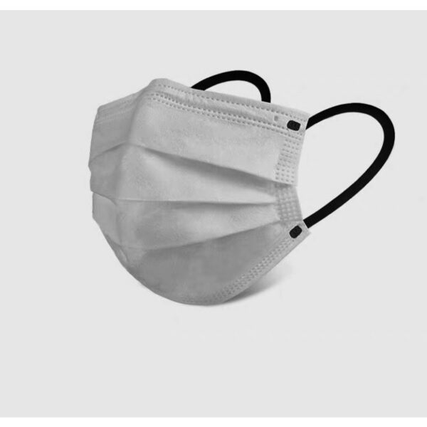 สินค้าพร้อมส่ง แมสมินิมอล 1 กล่อง 50 ชิ้น หน้ากากอนามัน 3 ชั้น สีคุมโทนสีเทา สายสีดำ หน้ากากอนามัย